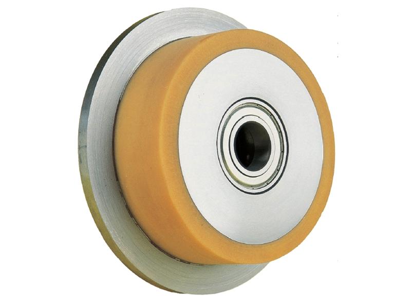 Single Flange Polyurethane/Heavithane Wheels Tyred Wheels Wheels